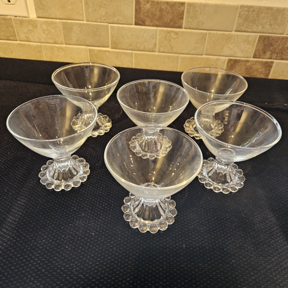 Set of 6 ~ Vintage Berwick "Boopie" Sherbet Cups
